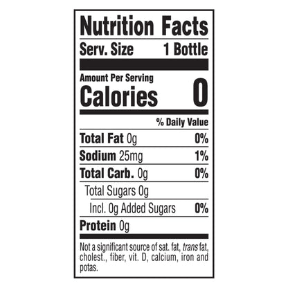 Gold Peak Zero Sugar Diet Iced Tea Drink, 16.9 fl oz, 6 Pack