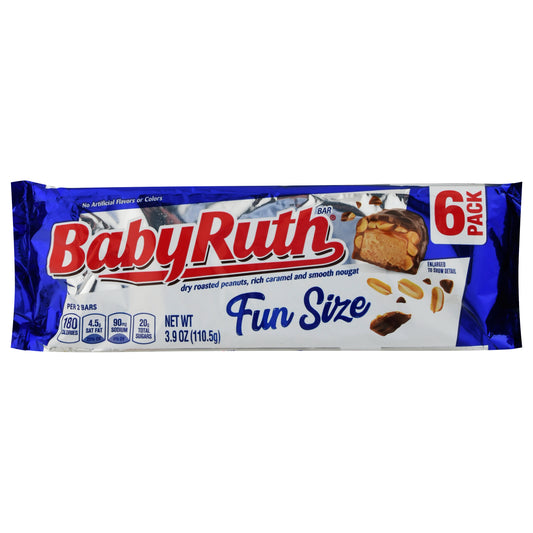 Baby Ruth 6 Pack Fun Size Bar