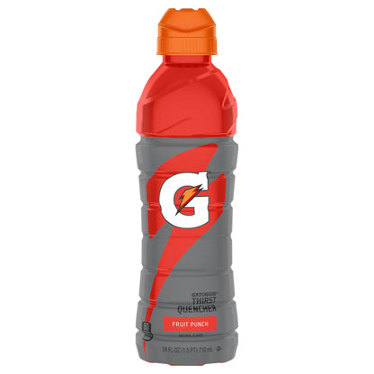 Gatorade Thirst Quencher Fruit Punch Natural Flavor 24 Fl Oz
