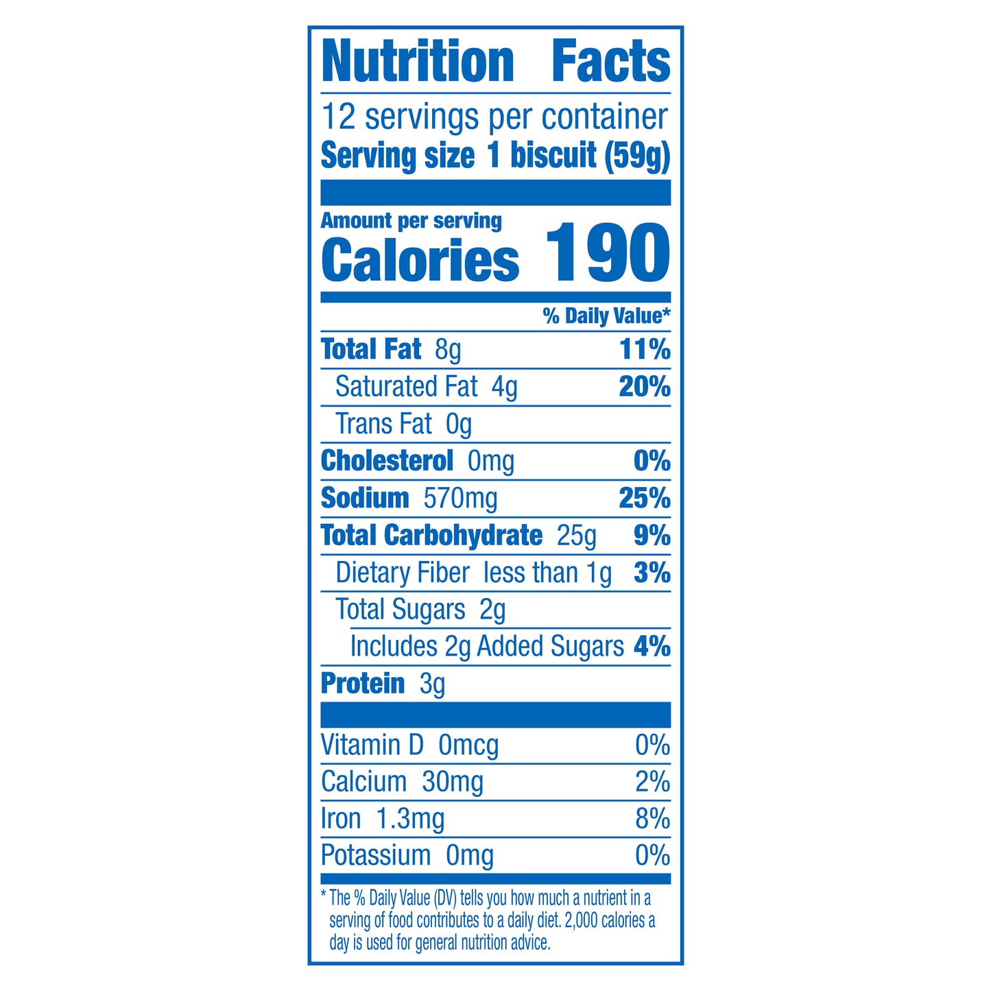 Pillsbury Grands! Buttermilk Biscuits Frozen Dough, 12 ct., 25 oz.