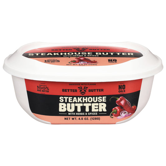 Better Butter Steakhouse Butter with Herbs & Spices 4.5 oz