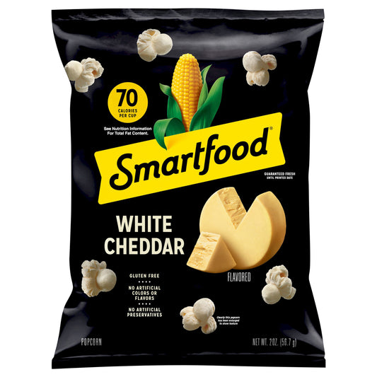 Smartfood Popcorn White Cheddar Flavored 2 Oz