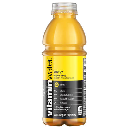 vitaminwater energy, tropical citrus Bottle, 20 fl oz