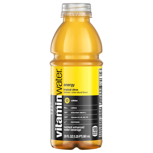 vitaminwater energy, tropical citrus Bottle, 20 fl oz