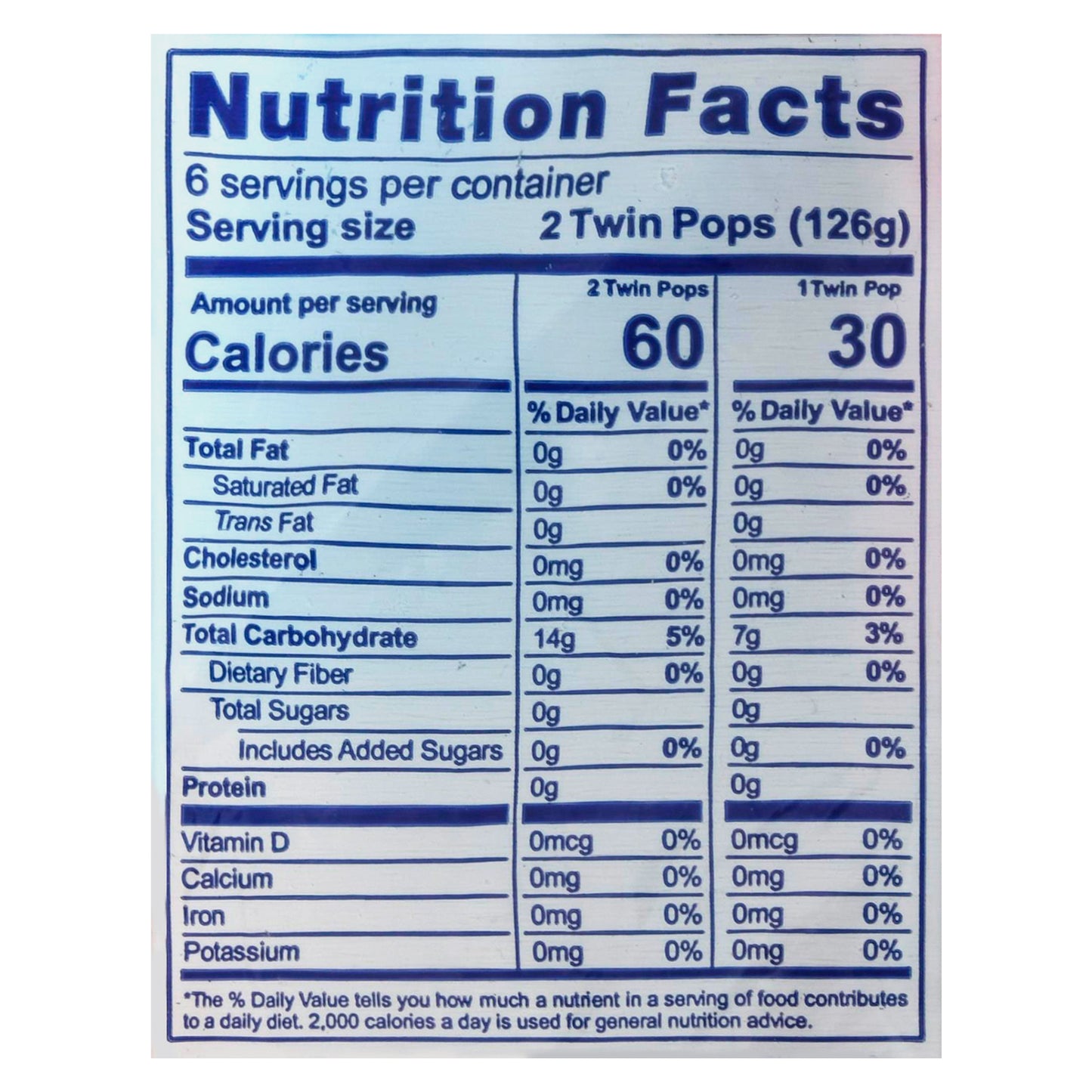 Budget Saver Sugar Free Assorted Twin Pops 12 Twin Pops 2.35 fl oz 12 ea