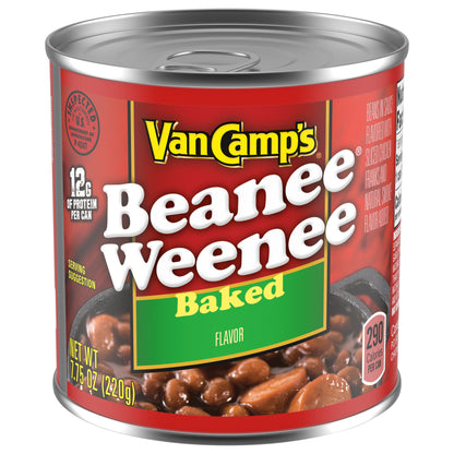 Van Camp's Baked Beanee Weenee, Canned Food, 7.75 OZ