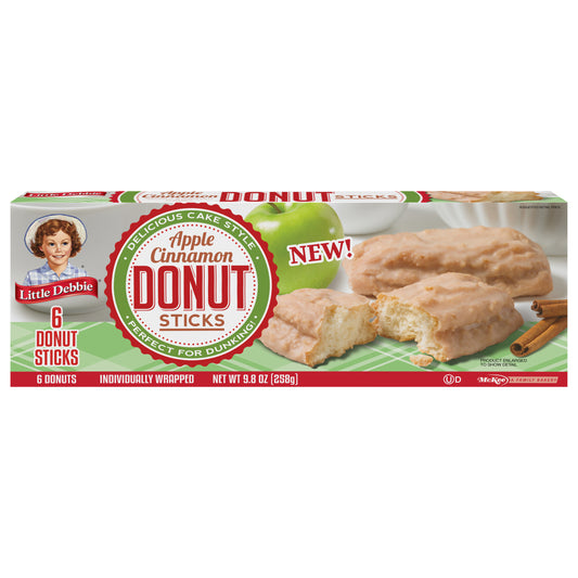 Snack Cakes, Little Debbie Family Pack Apple Cinnamon Donut Sticks