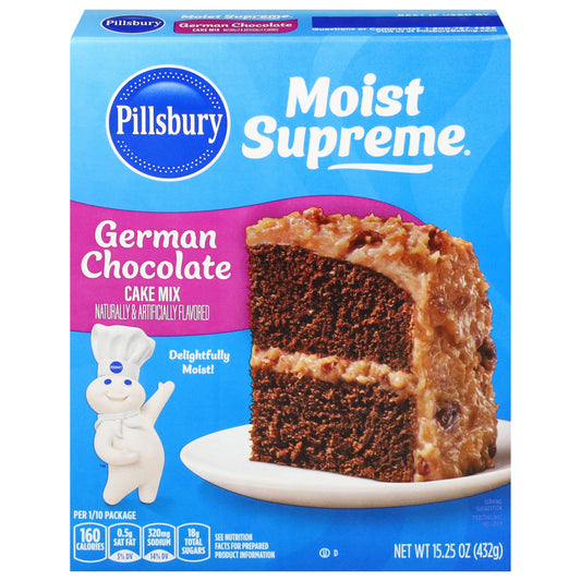 Pillsbury Moist Supreme German Chocolate Cake Mix 15.25 oz