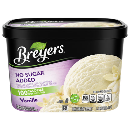 Breyers No Sugar Added Vanilla Frozen Dairy Dessert