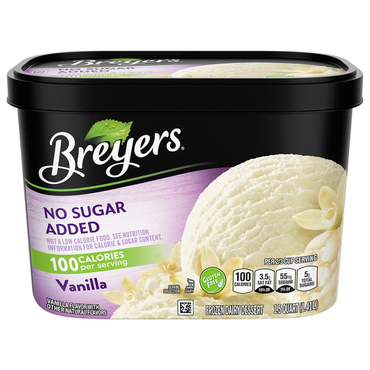 Breyers No Sugar Added Vanilla Frozen Dairy Dessert