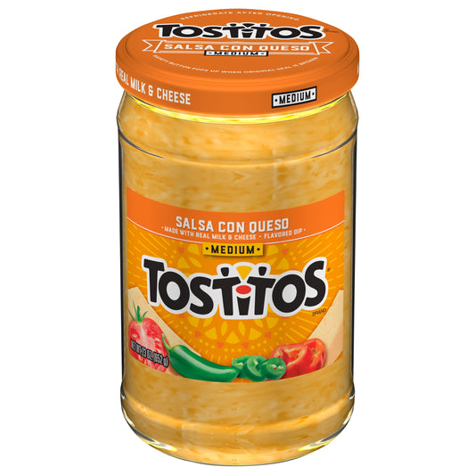 Tostitos Salsa Con Queso Medium 23 Oz