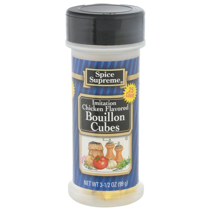 Spice Supreme Imitation Chicken Flavored Bouillon Cubes 25 ea