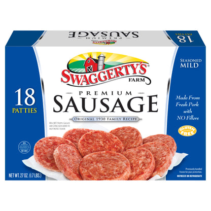 Swaggerty's Farm Seasoned Mild Patties 18 ea