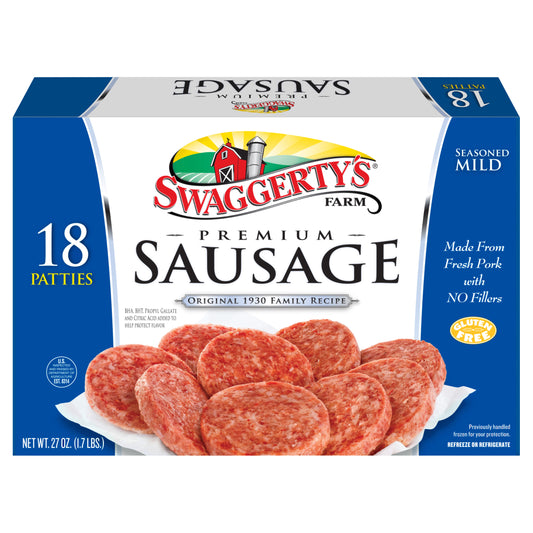 Swaggerty's Farm Seasoned Mild Patties 18 ea