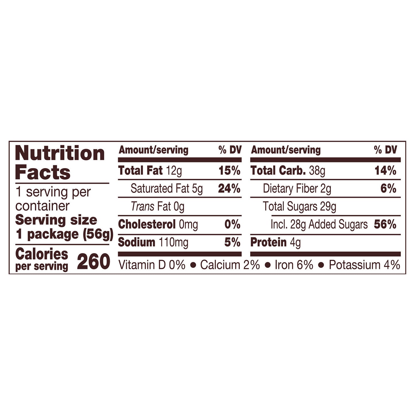 5TH AVENUE Rich Chocolate Coated Crunchy Peanut Butter Candy Bar, 2 oz