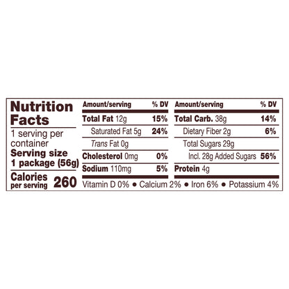 5TH AVENUE Rich Chocolate Coated Crunchy Peanut Butter Candy Bar, 2 oz