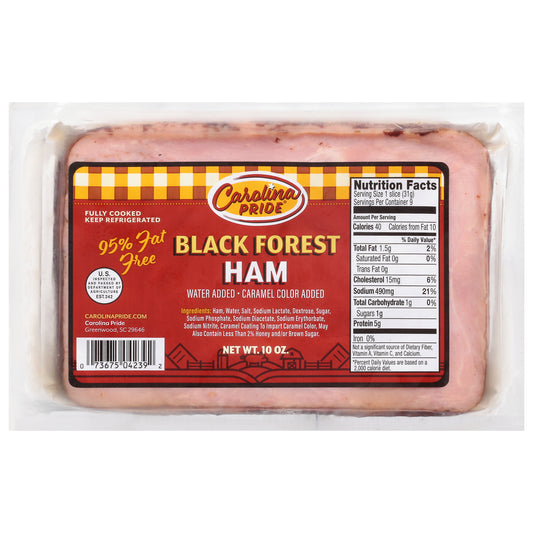 Carolina Pride Black Forest Ham 10 oz