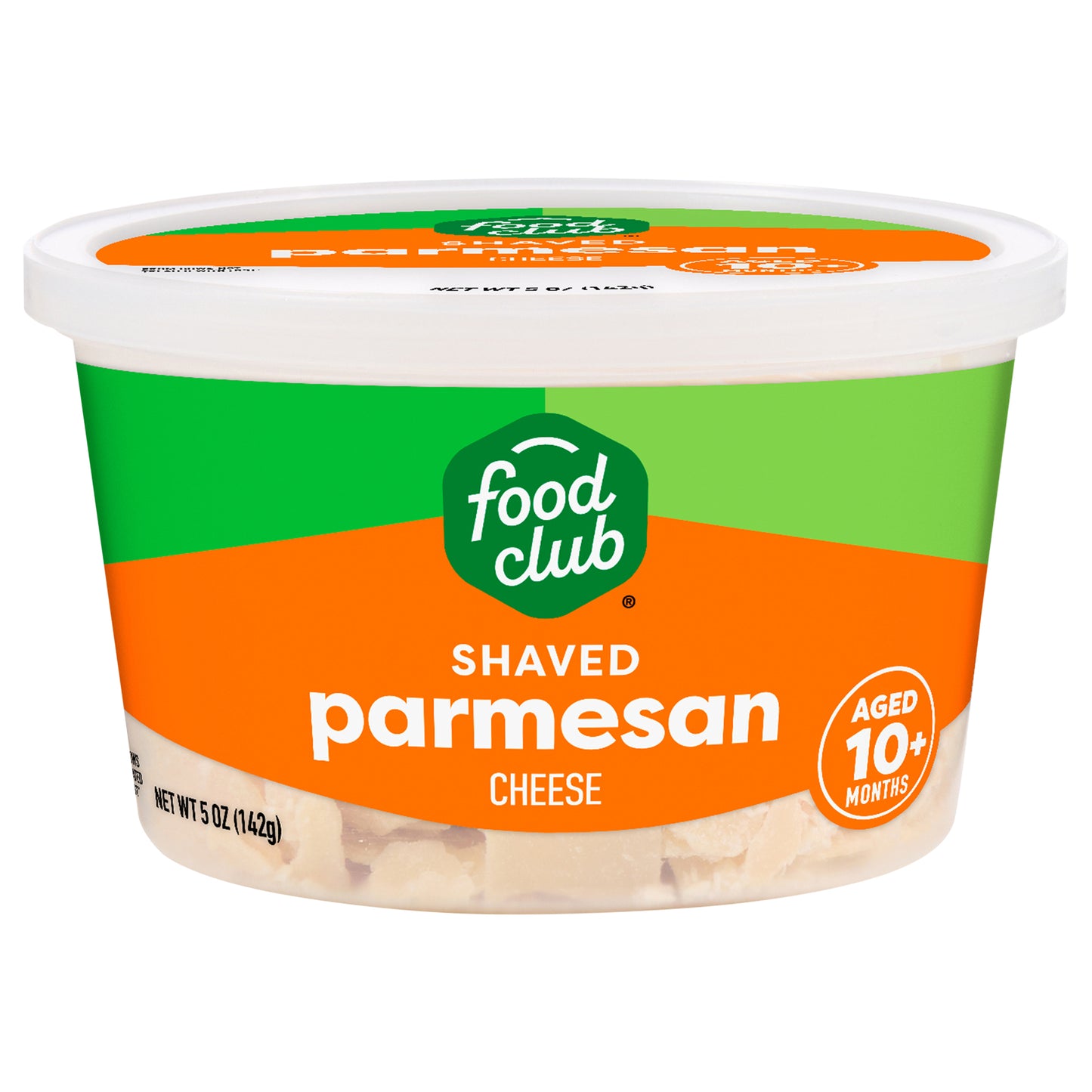 Food Club Shaved Parmesan Cheese 5 oz