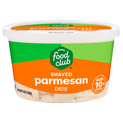Food Club Shaved Parmesan Cheese 5 oz