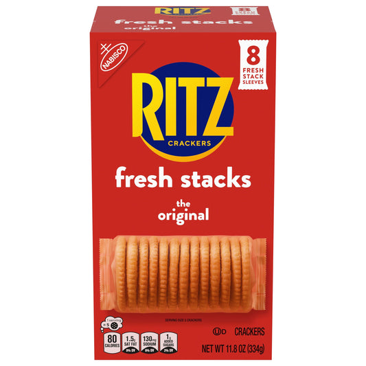 RITZ Fresh Stacks Original Crackers, 11.8 oz (8 Stacks)