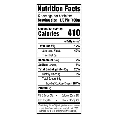 Sara Lee® Crème Pie Lemon Meringue 23oz