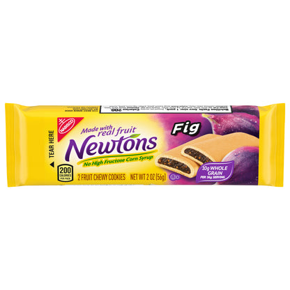 Newtons Soft & Fruit Chewy Fig Cookies, (Fig Bars), 2 oz Snack Pack (2 Cookies Per Pack)