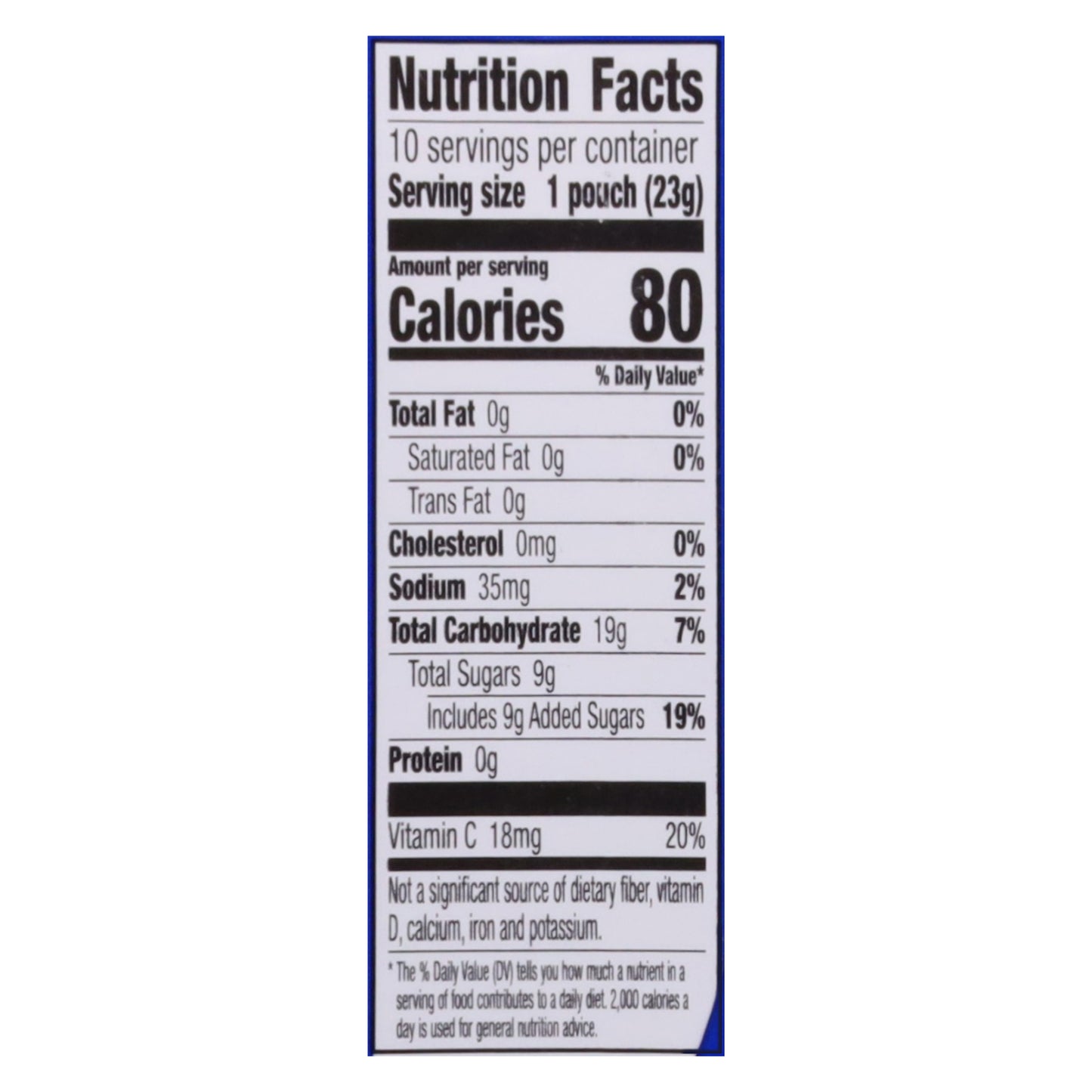 SpongeBob SquarePants Fruit Flavored Snacks 10 - 0.8 oz Pouches