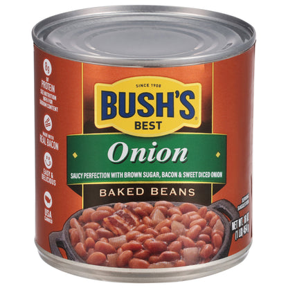 Bush's Best Onion Baked Beans 16 oz