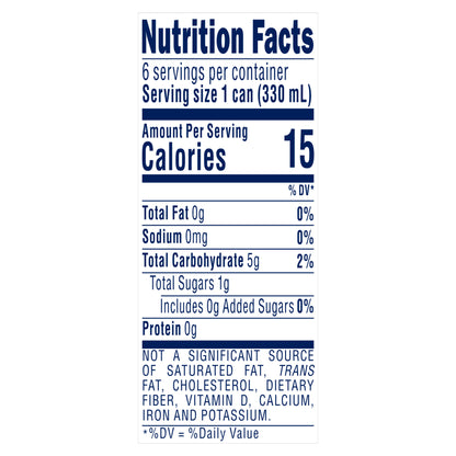 SanPellegrino Zero Grams Added Sugar Italian Sparkling Drinks Lemonade, Sparkling Lemon Beverage, 6 Pack of 11.15 Fl Oz Cans