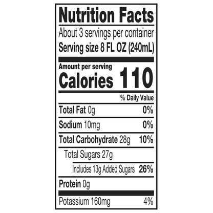 Welch's Non-Alcoholic Sparkling Juice Cocktail, Red Grape, 25.4 fl oz Bottle