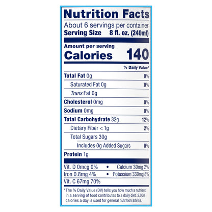 Dole Pineapple 100% Juice 46 fl oz