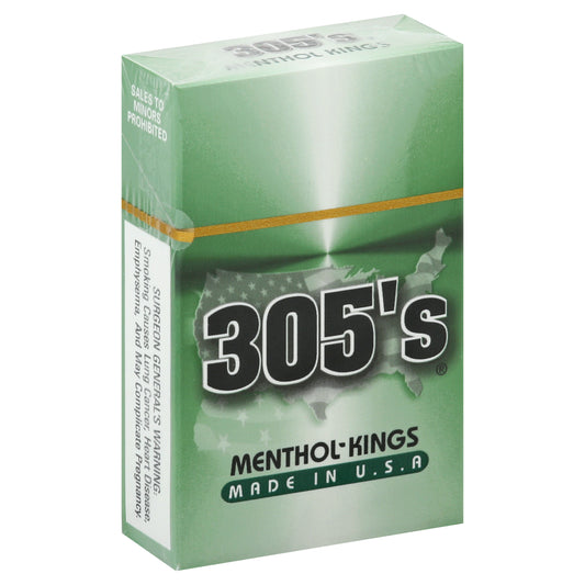 305s Cigarettes 20 ea -MENTHOL-KINGS