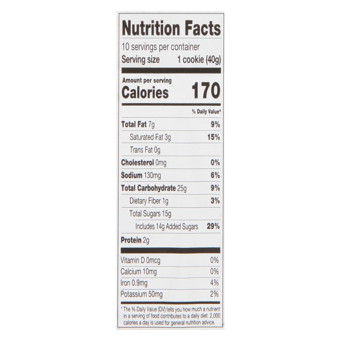 Sabrina's Chocolate Chunk Cookies 14 oz