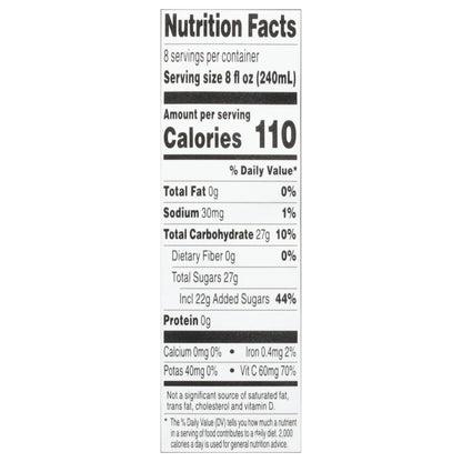 Food Club Cranberry Juice Cocktail 64 fl oz