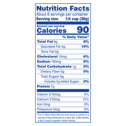 Kraft Italian Five Cheese Blend Shredded Cheese, 8 oz Bag