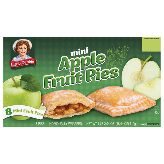 Snack Cakes, Little Debbie Family Pack Fruit Pies (Apple)