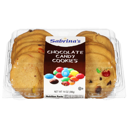 Sabrina's Chocolate Candy Cookies 14 oz