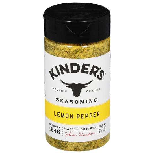 Kinder's Lemon Pepper Seasoning 6.25 oz