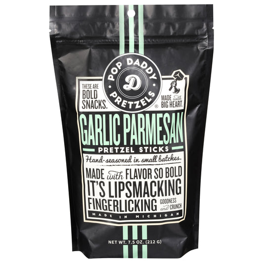 Pop Daddy Pretzels Garlic Parmesan Pretzel Sticks 7.5 oz