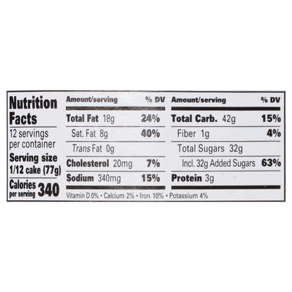 Rich Products Chocolate Sinsation Cake 33 fl oz