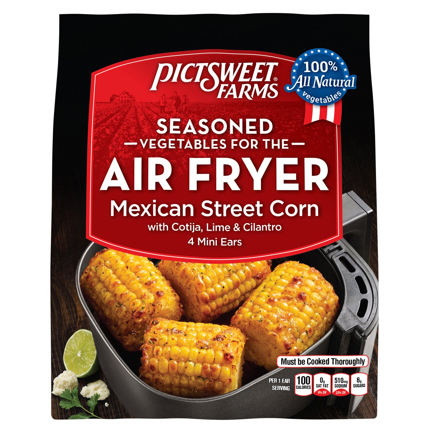 Pictsweet Farms Vegetables for the Air Fryer Mexican Street Corn - 4 Mini Ears