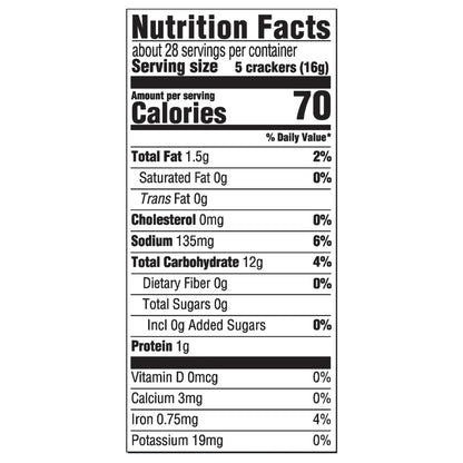 Premium Original Saltine Crackers, 16 oz