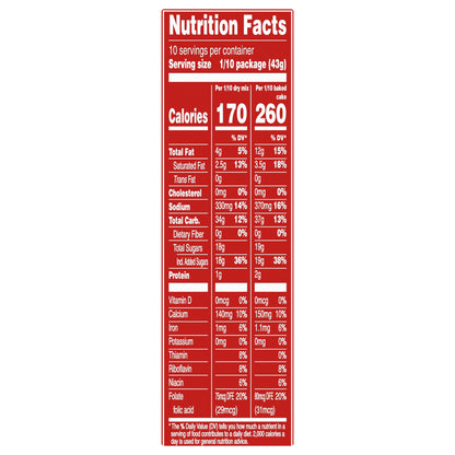 Duncan Hines Perfectly Moist Classic White Cake Mix, 15.25 OZ
