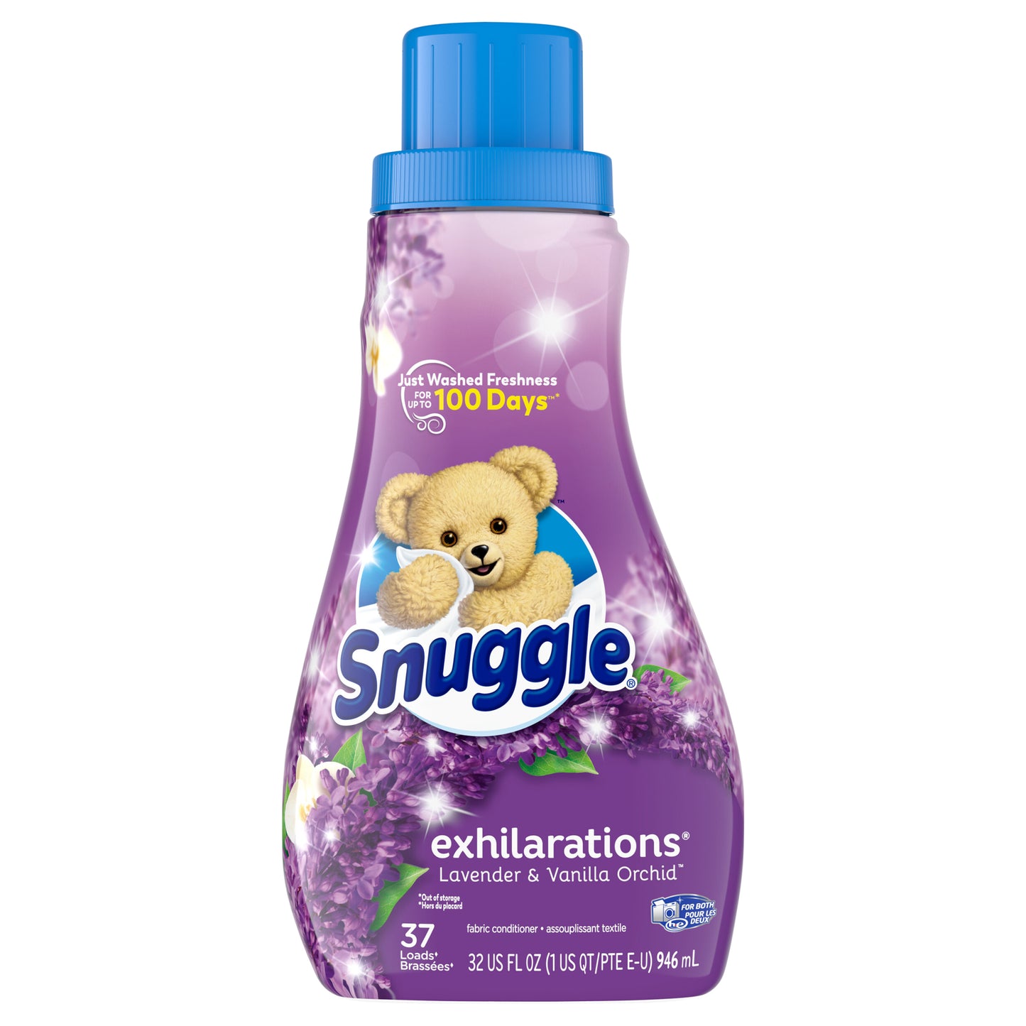Snuggle  Liquid Fabric Softener, Lavender & Vanilla Orchid, 32 Ounce, 37 Loads