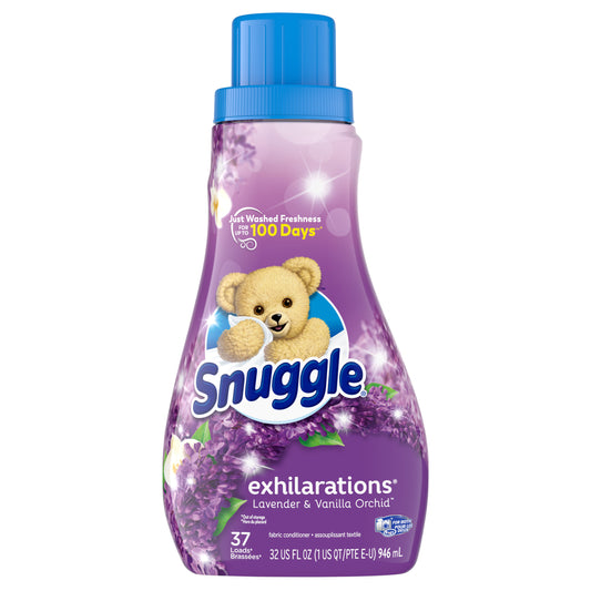 Snuggle  Liquid Fabric Softener, Lavender & Vanilla Orchid, 32 Ounce, 37 Loads