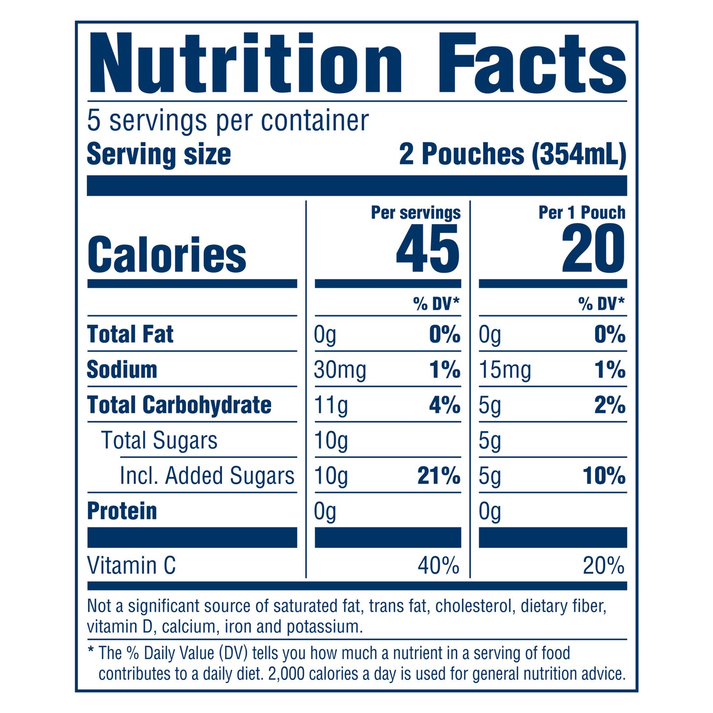 Kool-Aid Jammers Strawberry Kiwi Flavored 0% Juice Drink, 10 ct Box, 6 fl oz Pouches