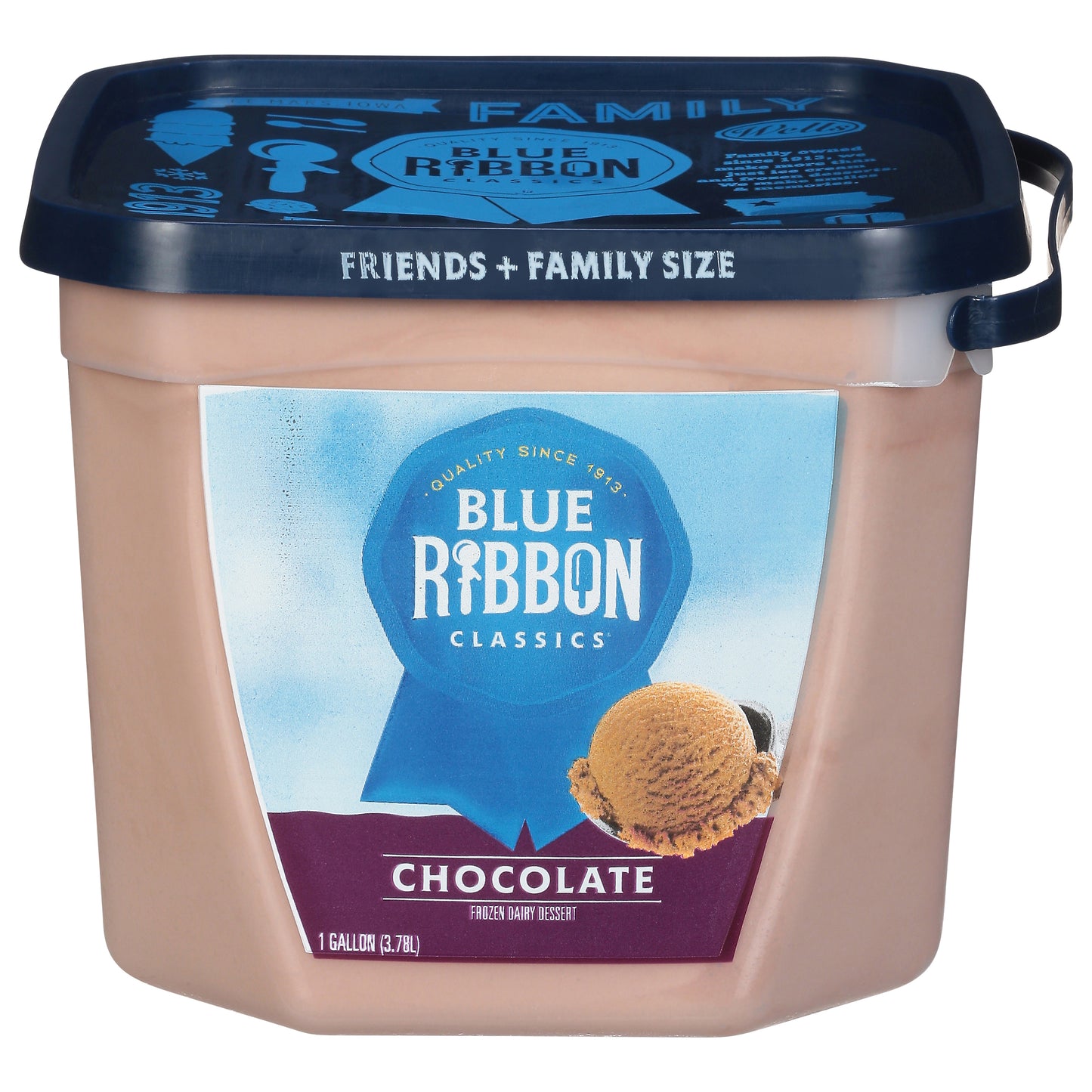 Blue Ribbon Classics Chocolate Frozen Dessert Pail, 128 fl oz