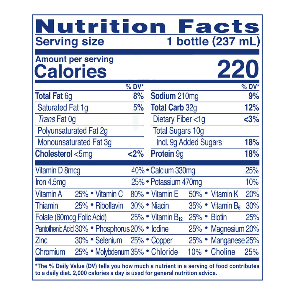 Ensure Original Nutrition Shake Vanilla Ready-to-Drink 6-8 fl oz Bottles