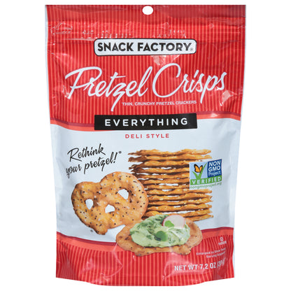 Snack Factory Deli Style Everything Pretzel Crisps 7.2 oz