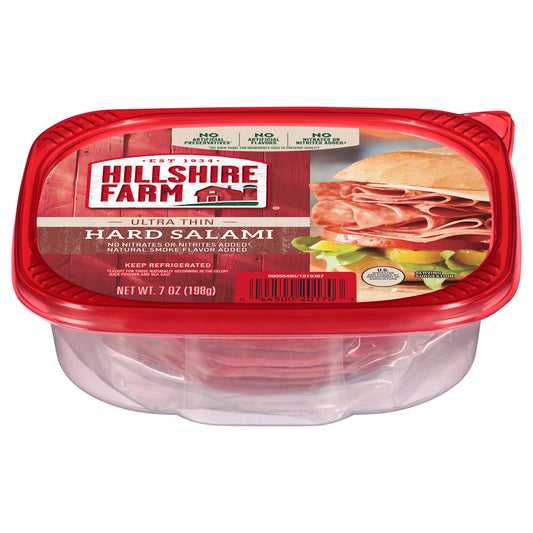 Hillshire Farm Ultra Thin Sliced Hard Salami Sandwich Meat, 7 oz